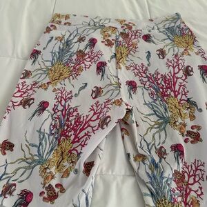 Patchington Pink and White Sea Life Women’s Shorts